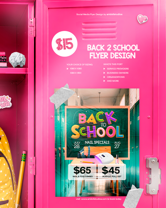 Back 2 School E-Flyer