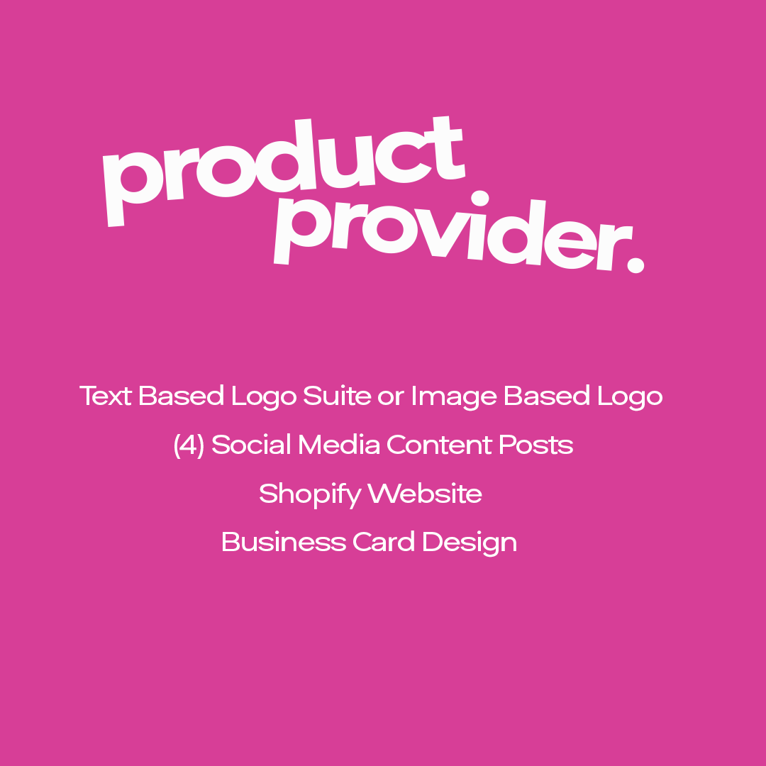 Product Provider Pack